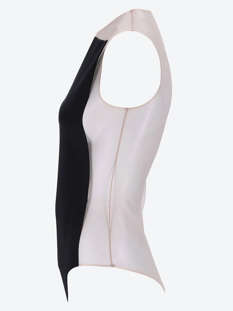 Frame illusion bodysuit