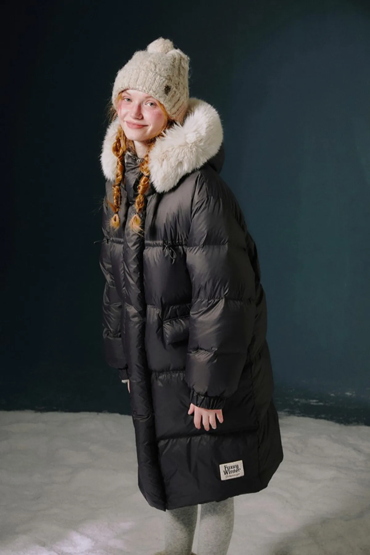 Fur Hood Volume Down Coat