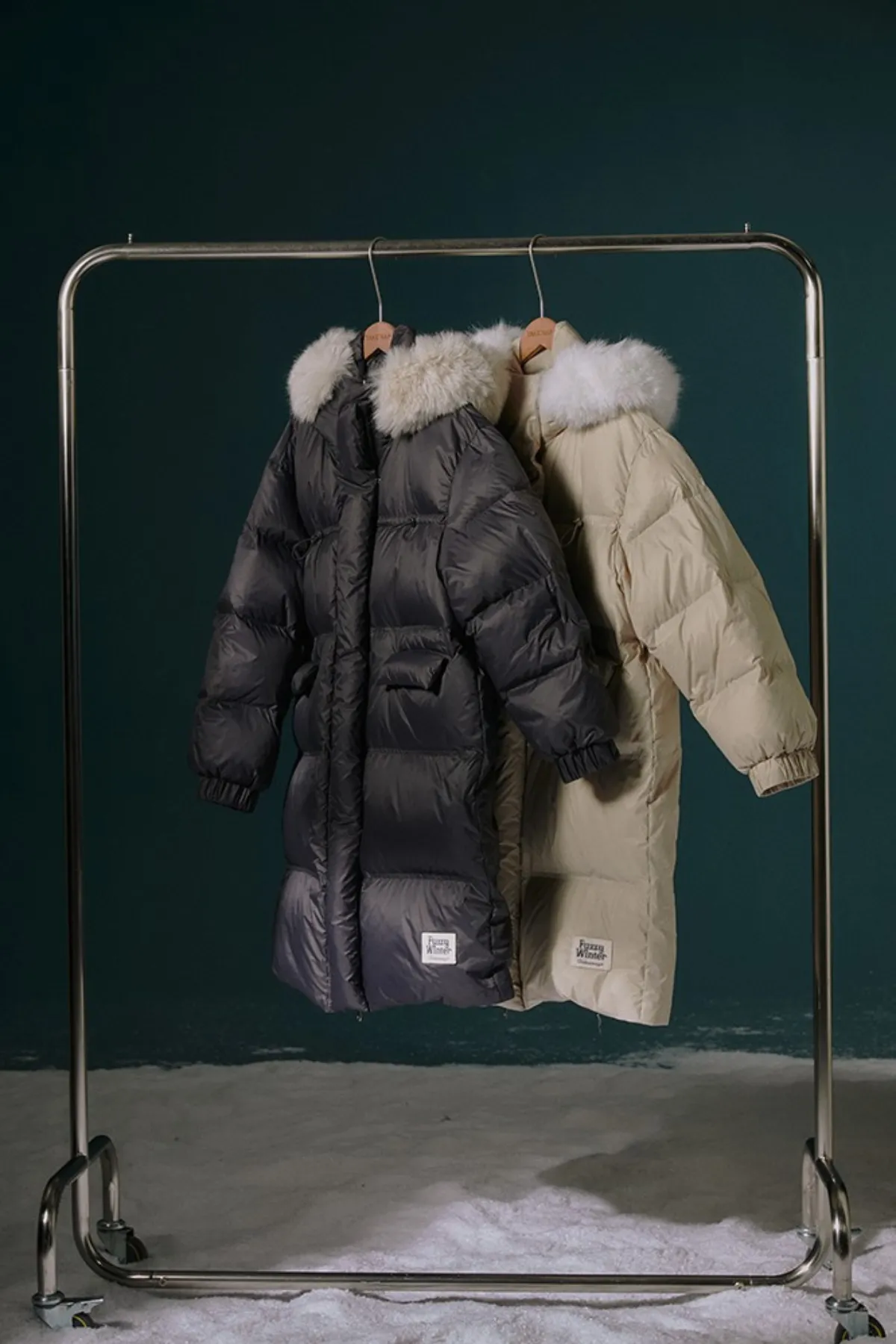 Fur Hood Volume Down Coat