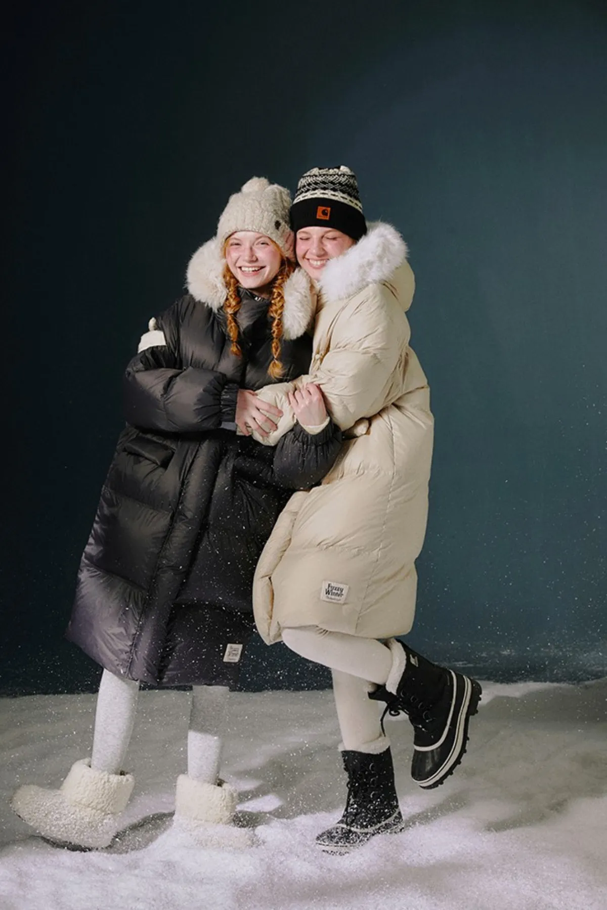 Fur Hood Volume Down Coat