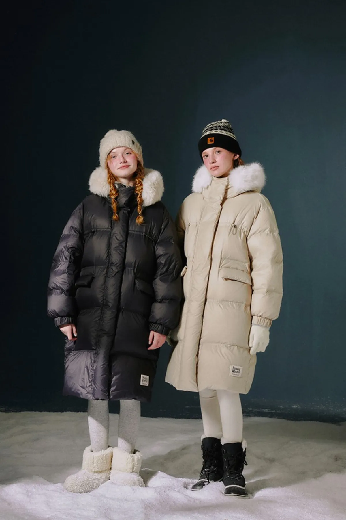Fur Hood Volume Down Coat