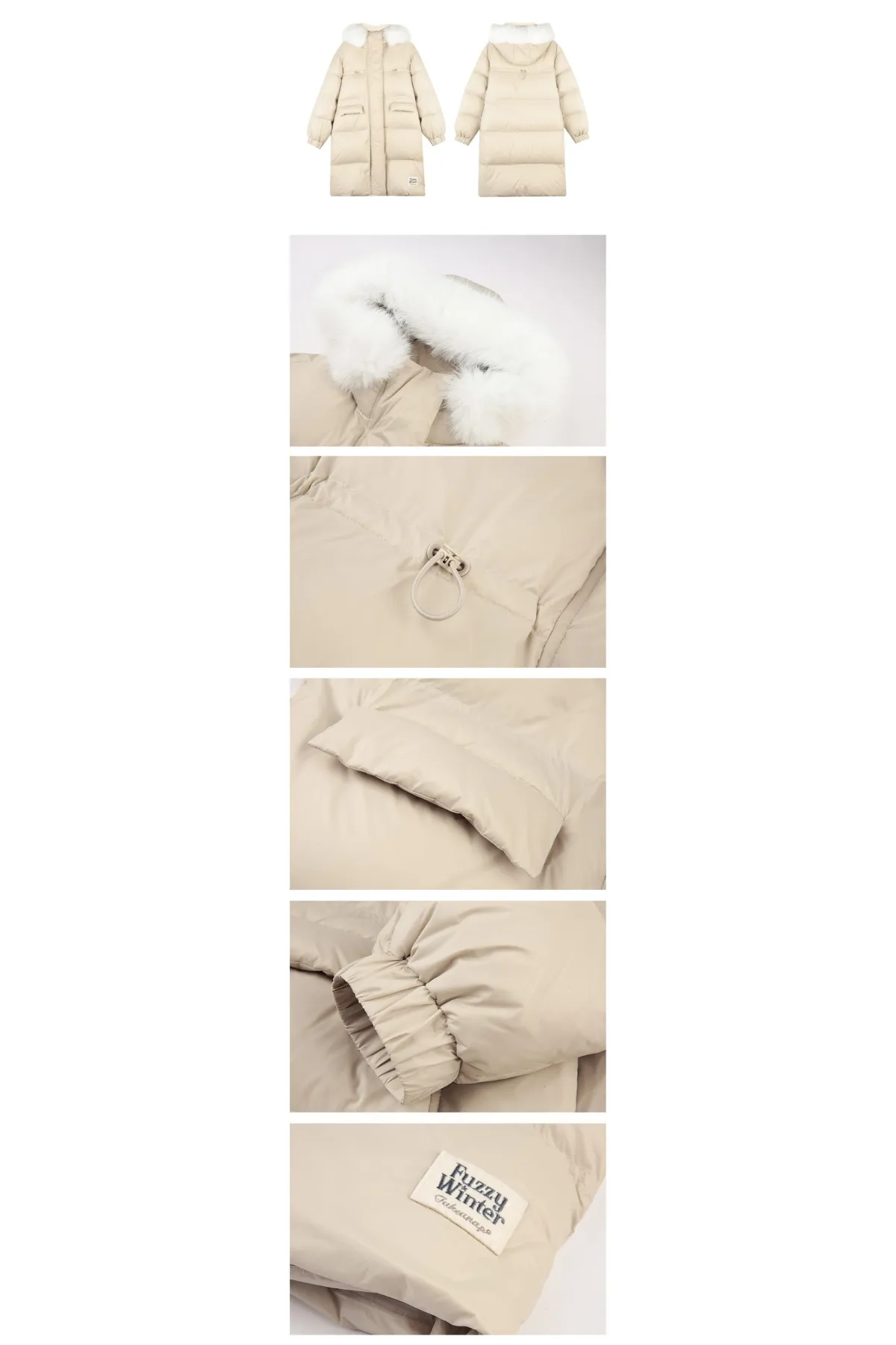 Fur Hood Volume Down Coat