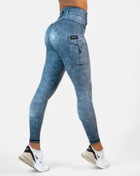 Gavelo Cargo Leggings - Denim