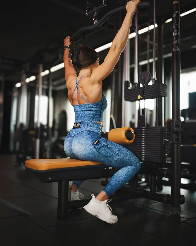 Gavelo Cargo Leggings - Denim