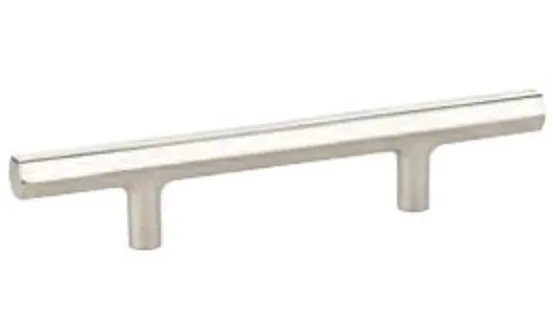 Geometric Polished Nickel "Geo" Cabinet Knobs and Drawer Pulls