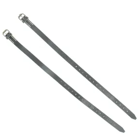 German WWII Infantry Leather Utility Great Coat Straps