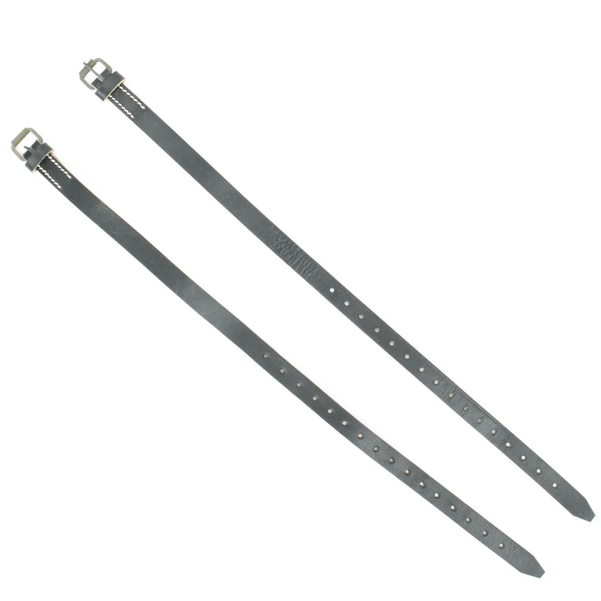 German WWII Infantry Leather Utility Great Coat Straps