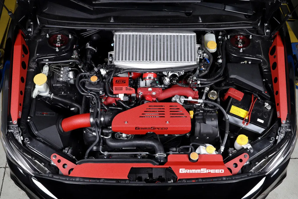 Grimmspeed Boost Control Solenoid Cover RED - Subaru 08-21 STI - 112000.1