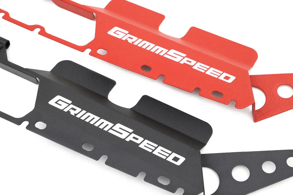 Grimmspeed Radiator Shroud RED - Subaru 15-21 WRX/STI - 096042