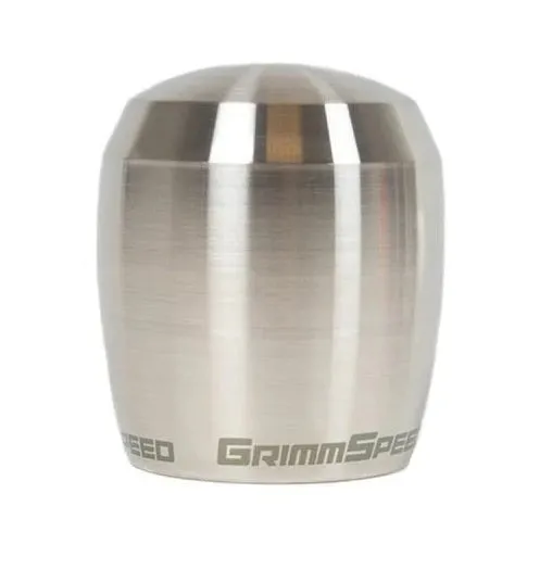 Grimmspeed Stubby Shift Knob, Stainless Steel RAW [M12x1.25]- Manual Subaru, Focus RS - 038011