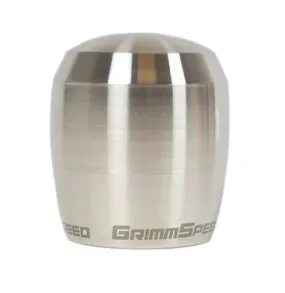 Grimmspeed Stubby Shift Knob, Stainless Steel RAW [M12x1.25]- Manual Subaru, Focus RS - 038011