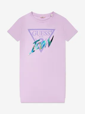 Guess Baby Girls Mesh Trim Bodysuit in Pink