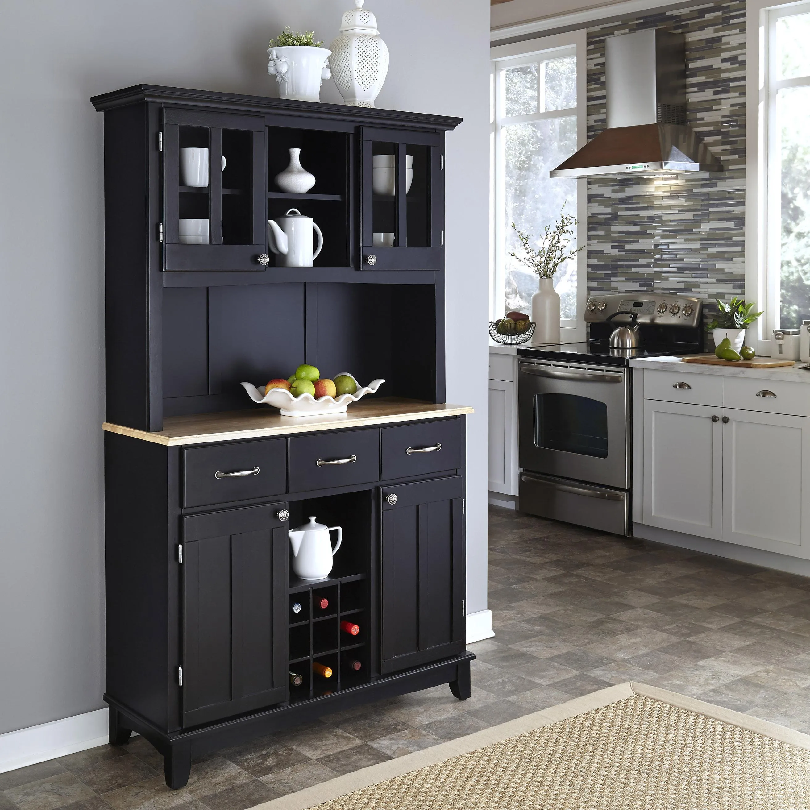 Hampton Buffet with Hutch by homestyles