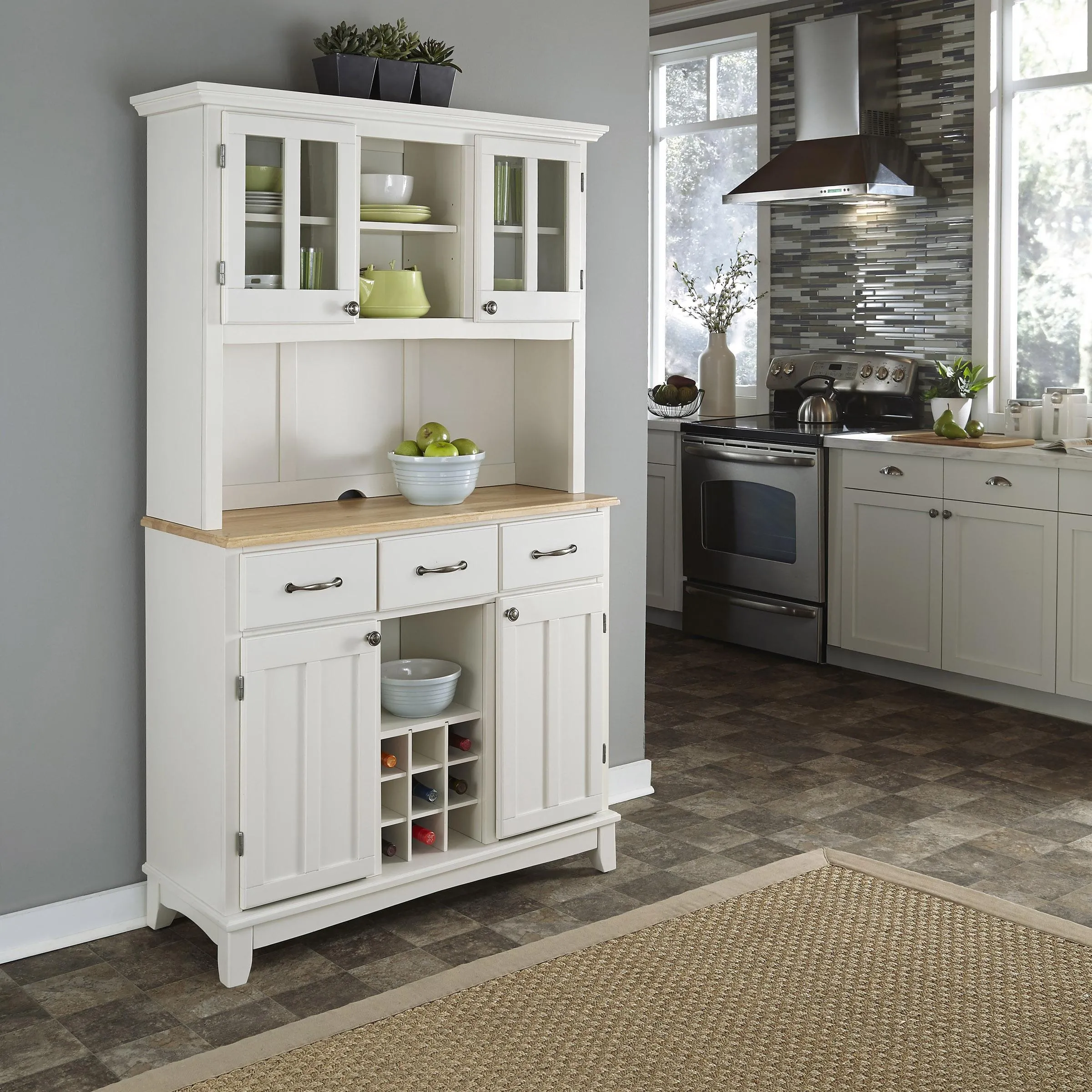 Hampton Buffet with Hutch by homestyles