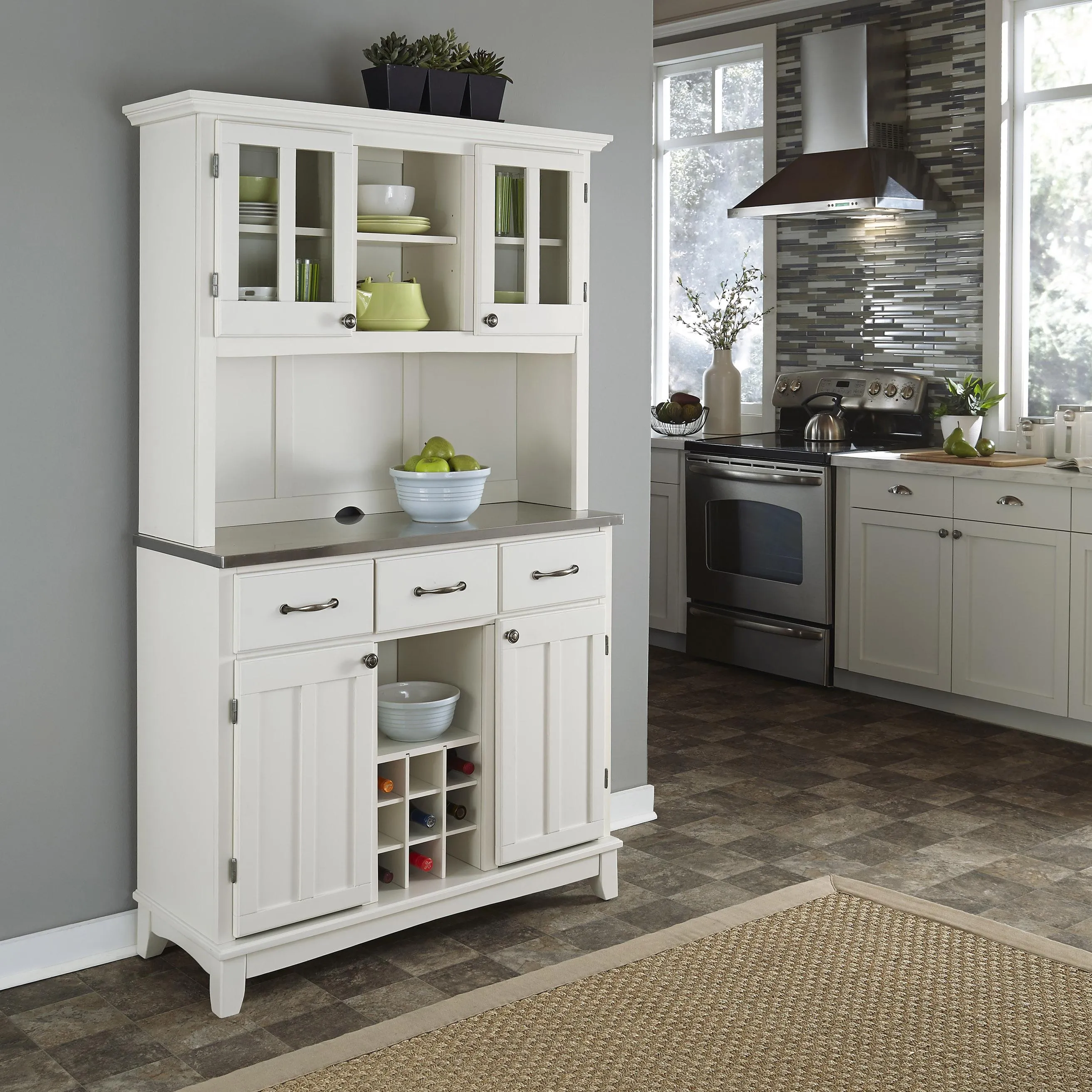 Hampton Buffet with Hutch by homestyles