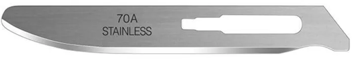 Havalon #70a SS Blades Clamshell - 12 Pkt