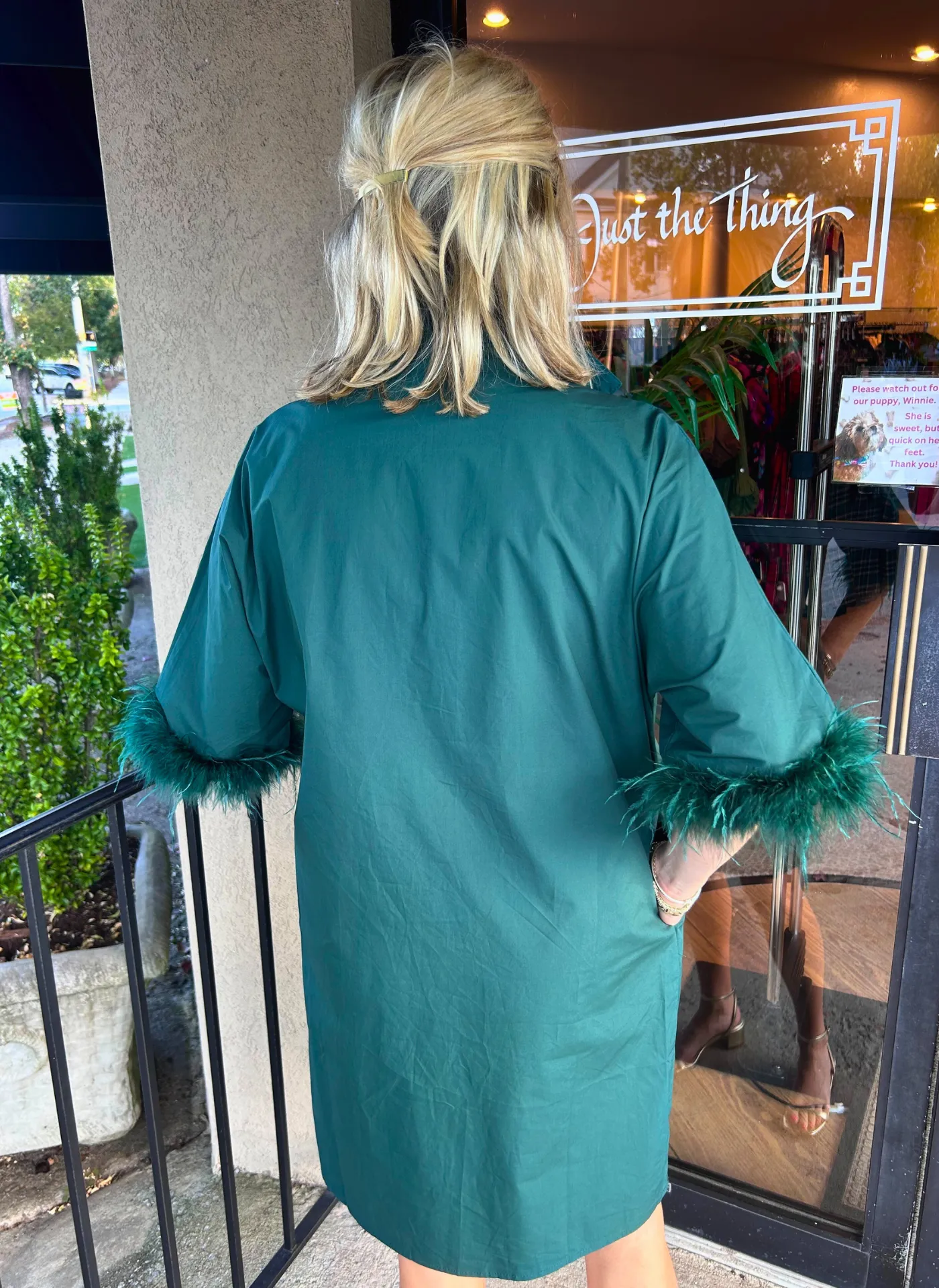 Heather Feather Dress