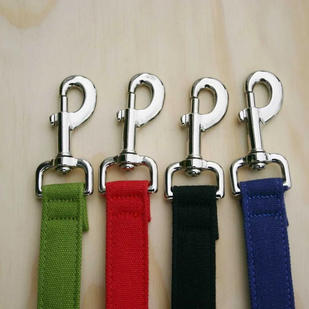 Hemp Dog Leash 6' Basic Black