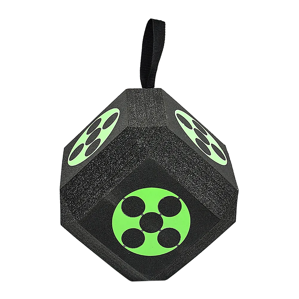 High-Density 18-Sided 23CM XPE Foam Archery Target Cube
