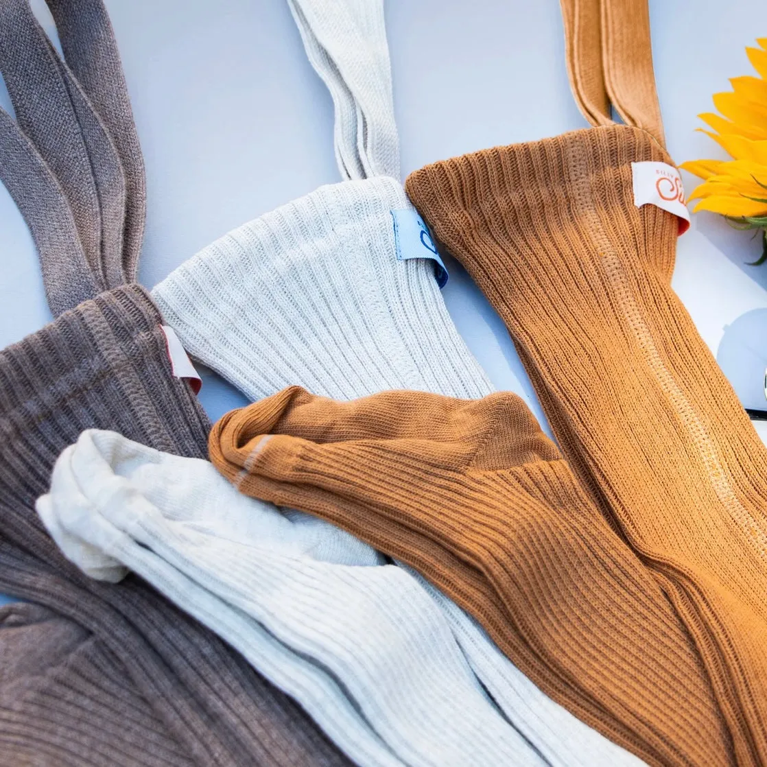 Hippy Footed Tights With Braces - Cocoa Blend