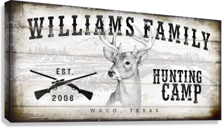 Hunting Camp Sign  or Hunting Lodge Sign Customized