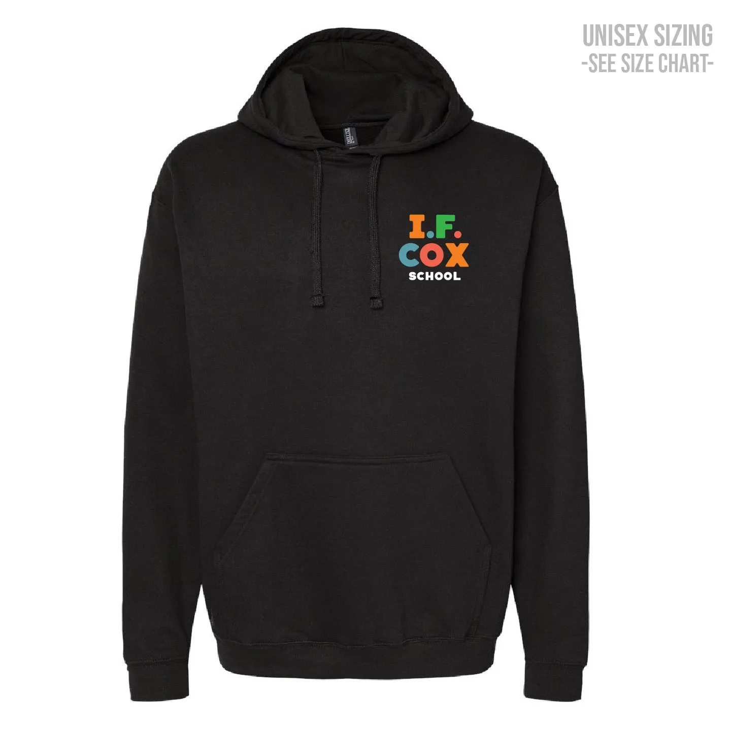 I.F. Cox School LC Logo ADULT Pullover Hoodie (IFCT005-3320)