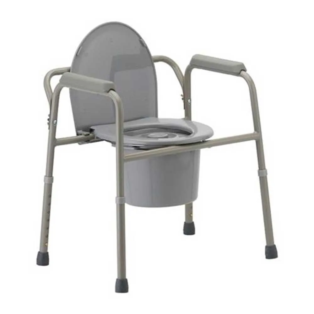 Invacare 9650-4 All-In-One Aluminum Commode, 1 Count
