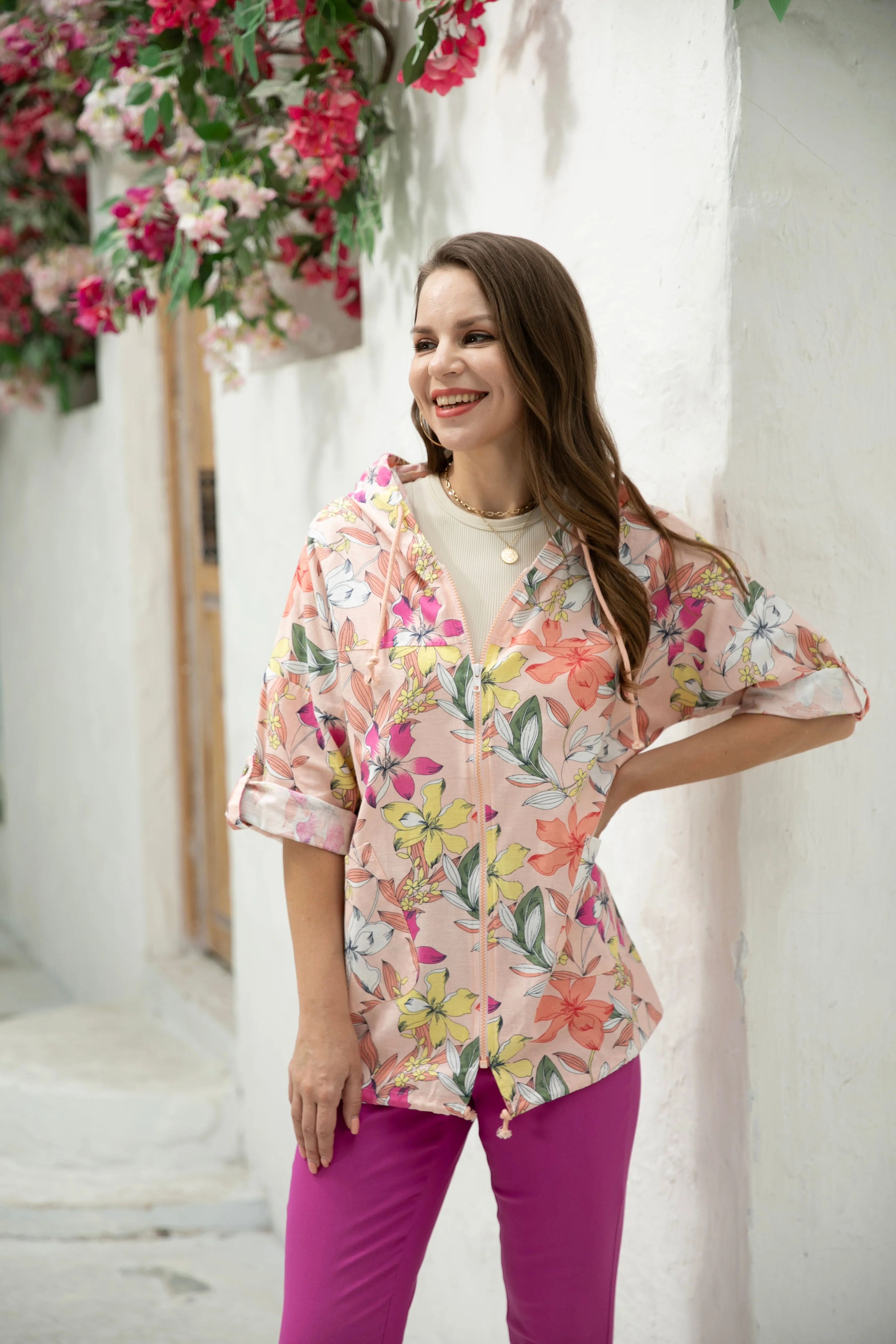 Isabella's Printed Hoodie