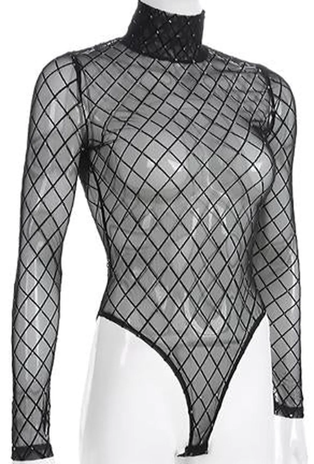 JANZEL - MESH BODY SUIT TOP