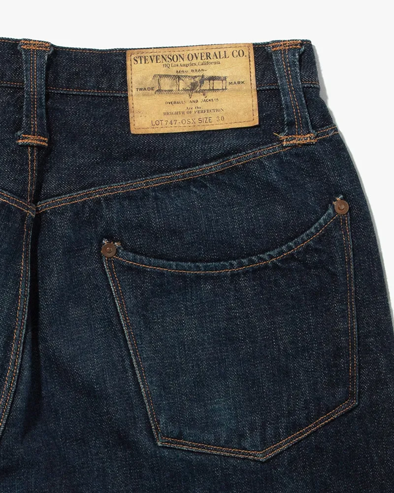 Japanese Repro Selvedge Denim Jeans, Stevenson Overall Co. Brand - 30"