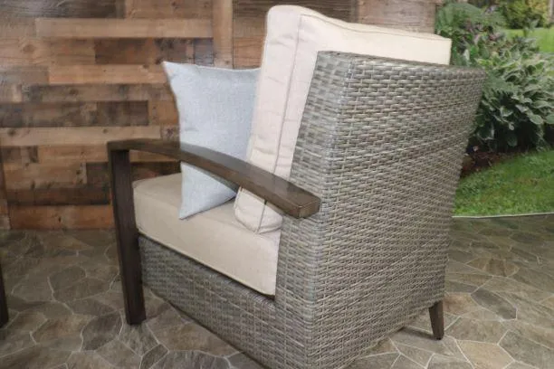KENNET 3 PIECE SEATING SET - Sofa and 2 Swivel Rockers