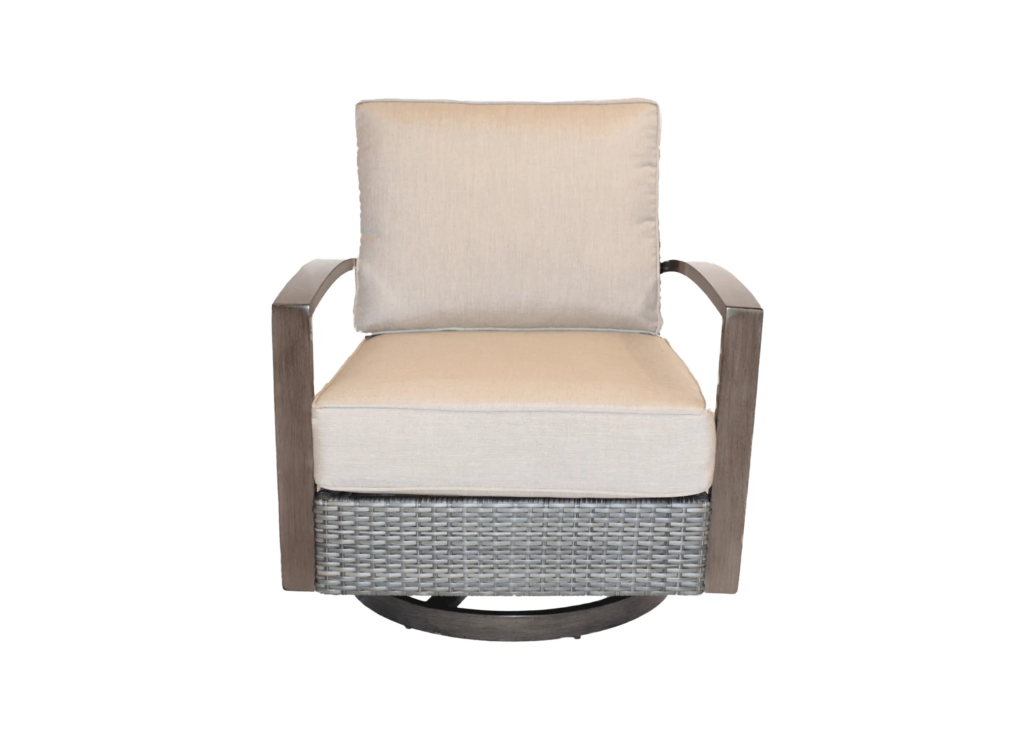 KENNET 3 PIECE SEATING SET - Sofa and 2 Swivel Rockers