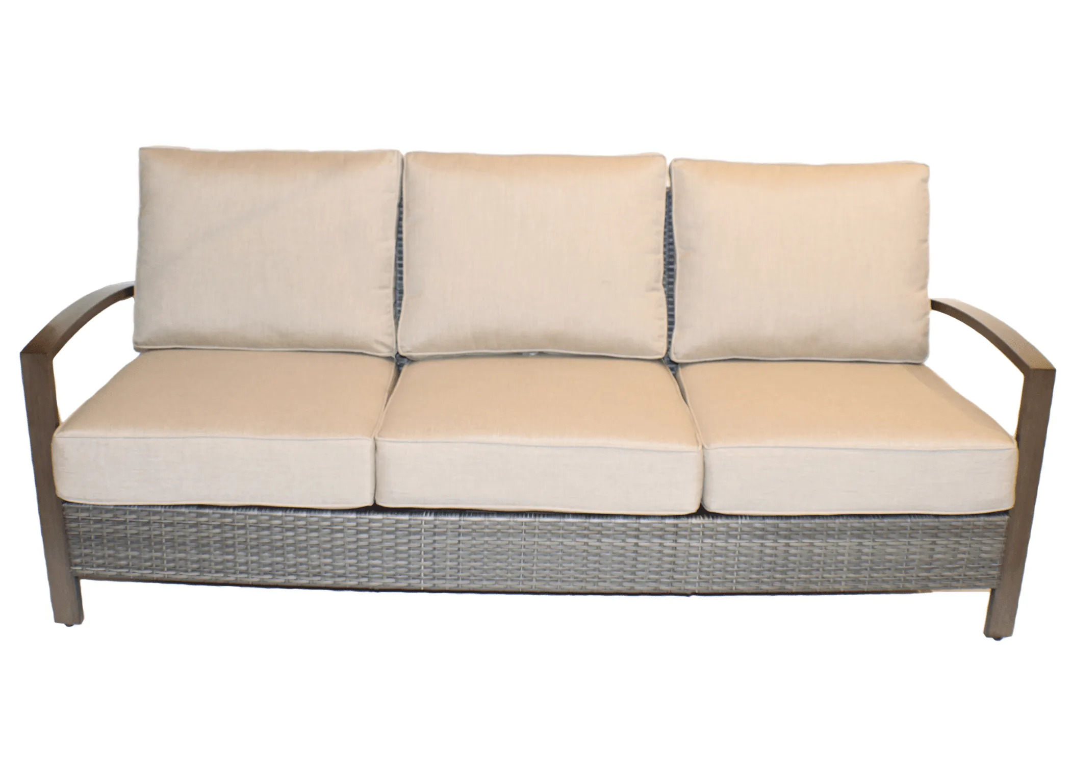 KENNET 3 PIECE SEATING SET - Sofa and 2 Swivel Rockers