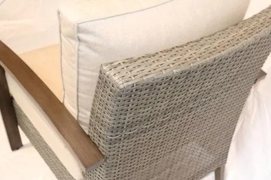 KENNET 3 PIECE SEATING SET - Sofa and 2 Swivel Rockers