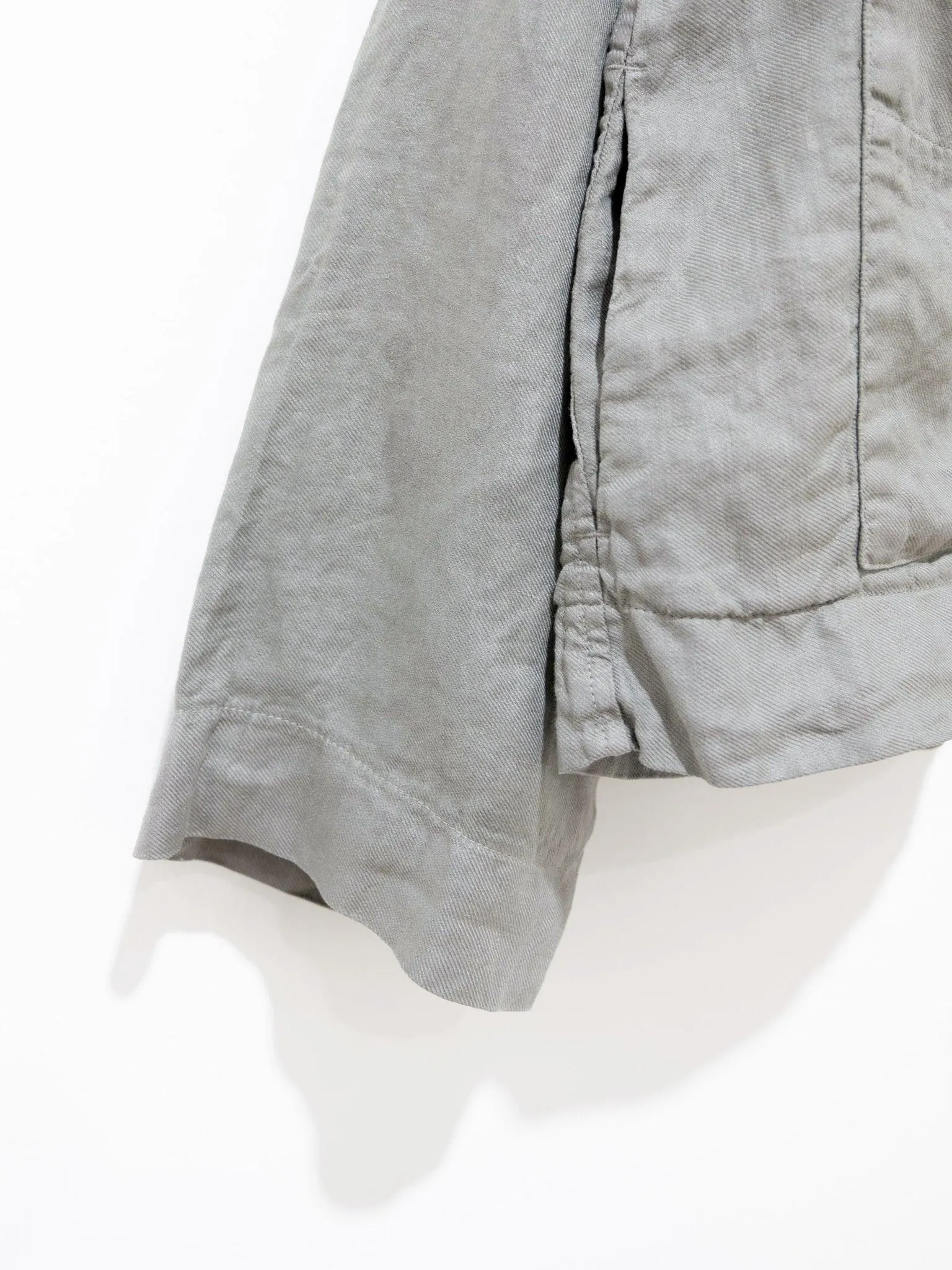 Linen Loose Blazer - Stone Gray