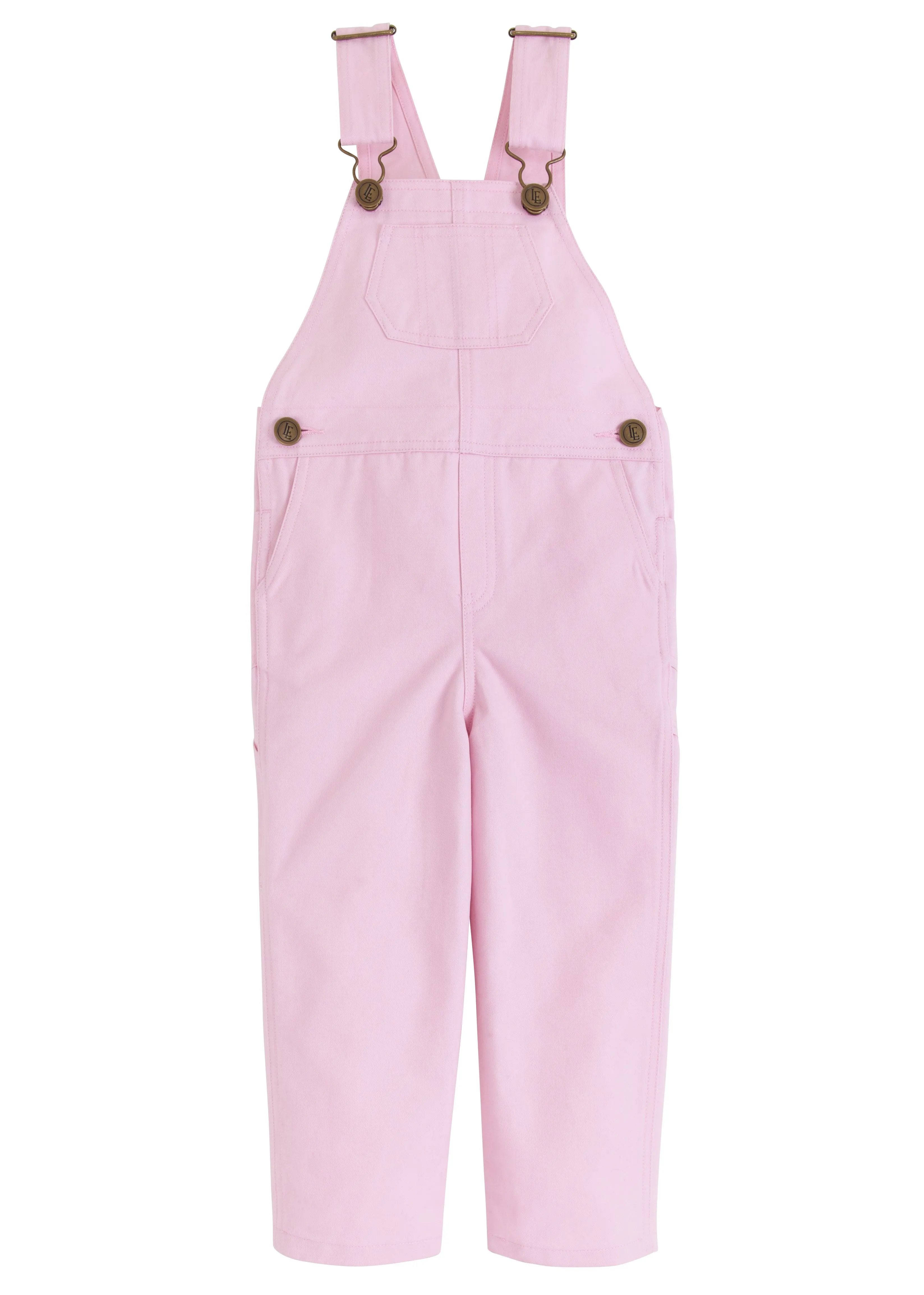 Little English Essential Overall - Light Pink Twill
