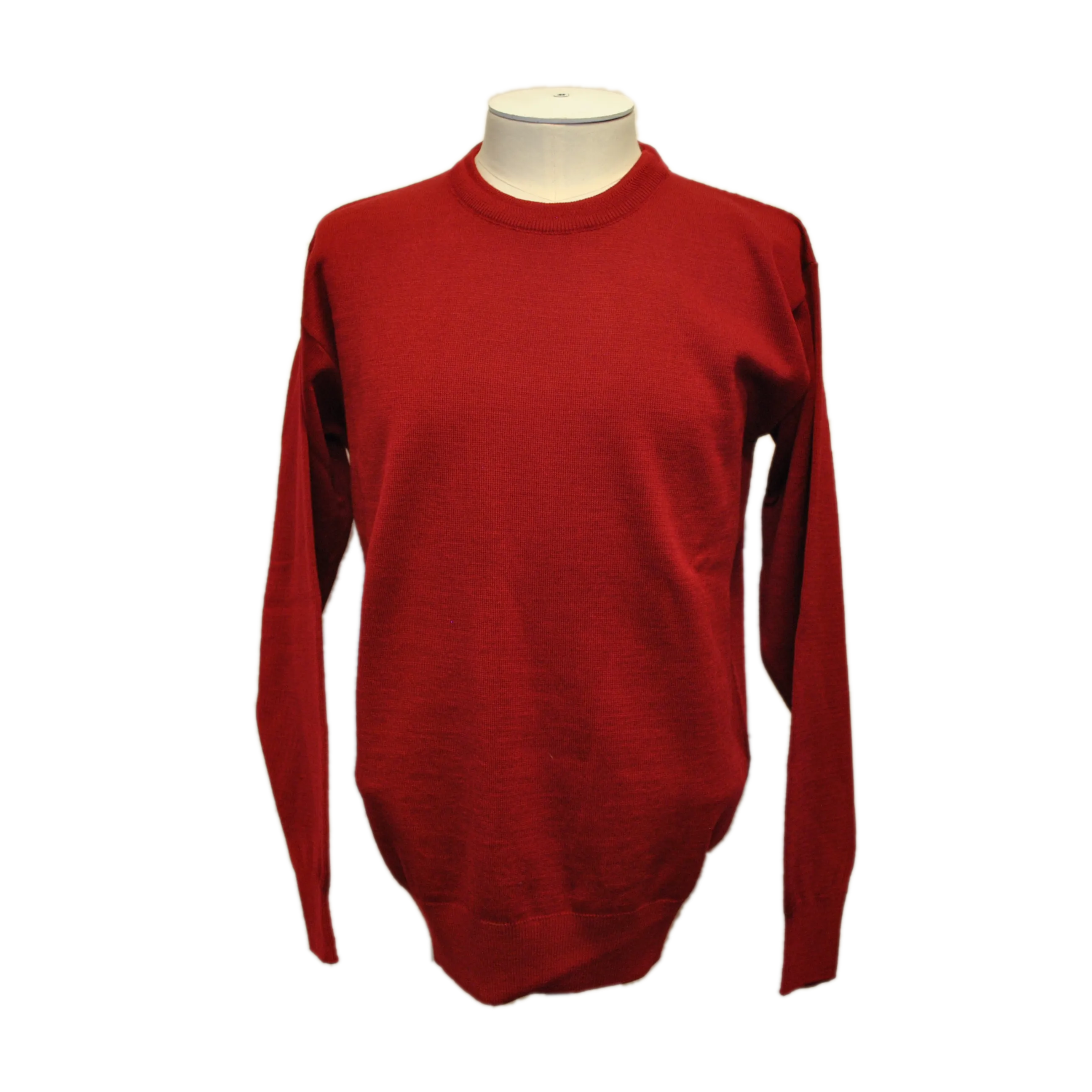 Merino Blend Crew Neck Pullover