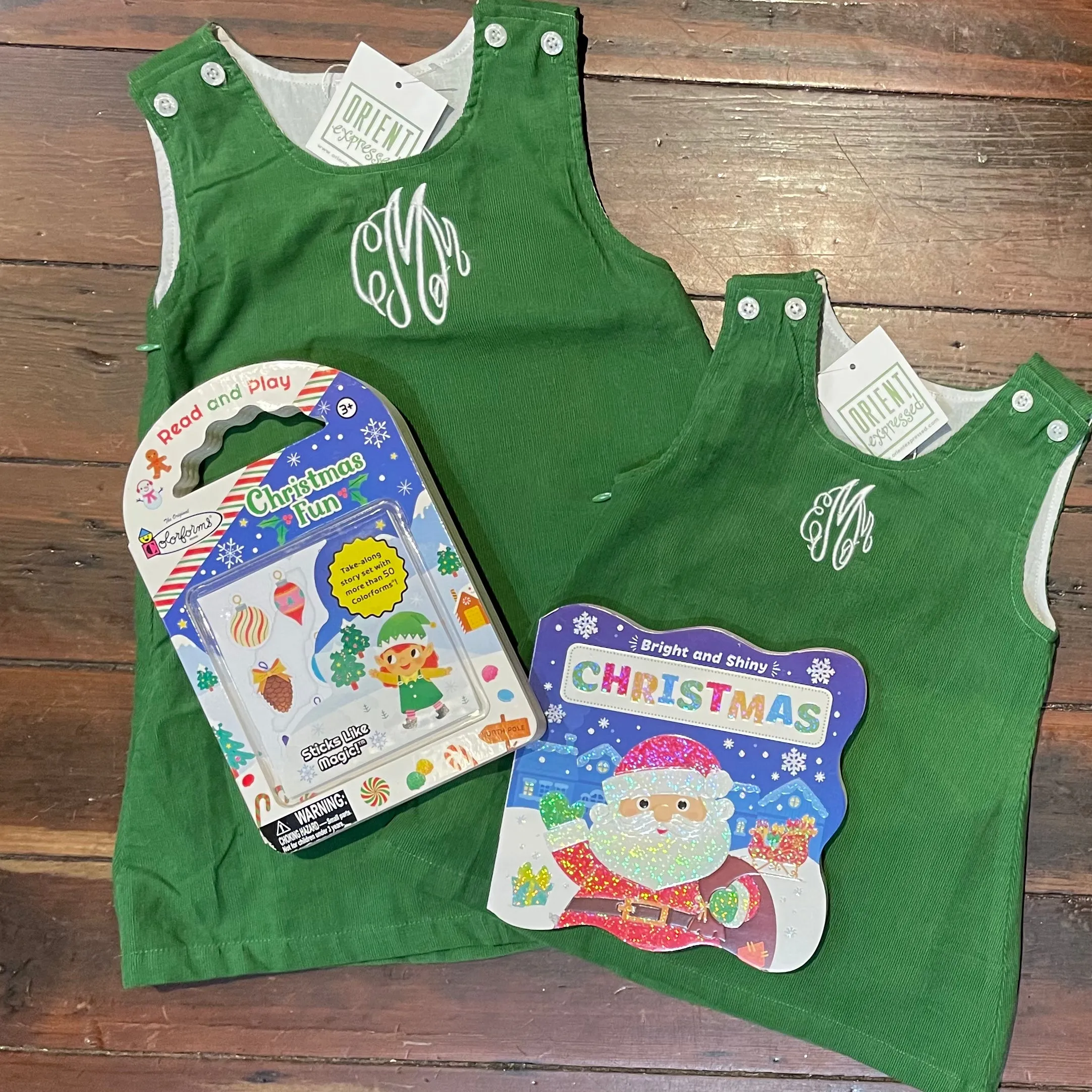 MONOGRAM CORDUROY JUMPER GREEN