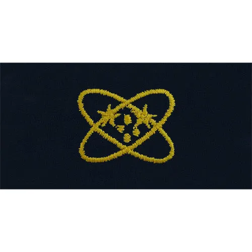 Navy Electronics Technician Embroidered Coverall Collar Device