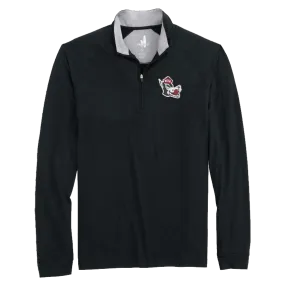NC State Wolfpack johnnie-O Black Freeborne Slobbering Wolf 1/4 Zip Pullover