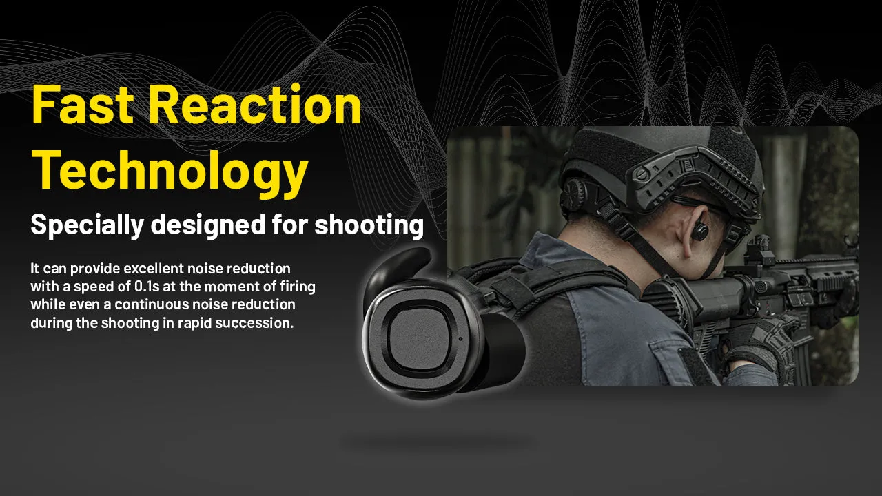 Nitecore NE20 Bluetooth Electronic Hearing Protection Earbuds