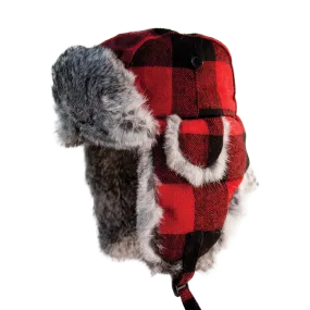 Plaid Alaskan Fur Hat
