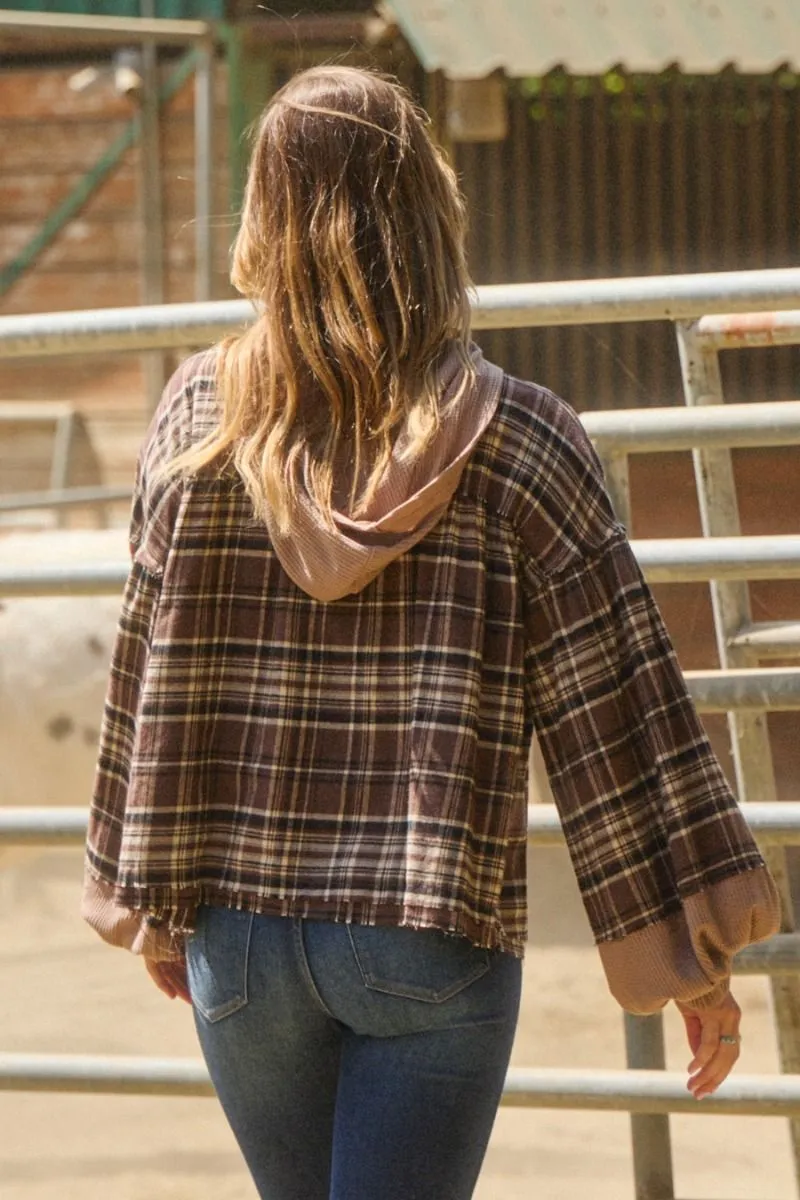 Plaid Pullover Hoodie