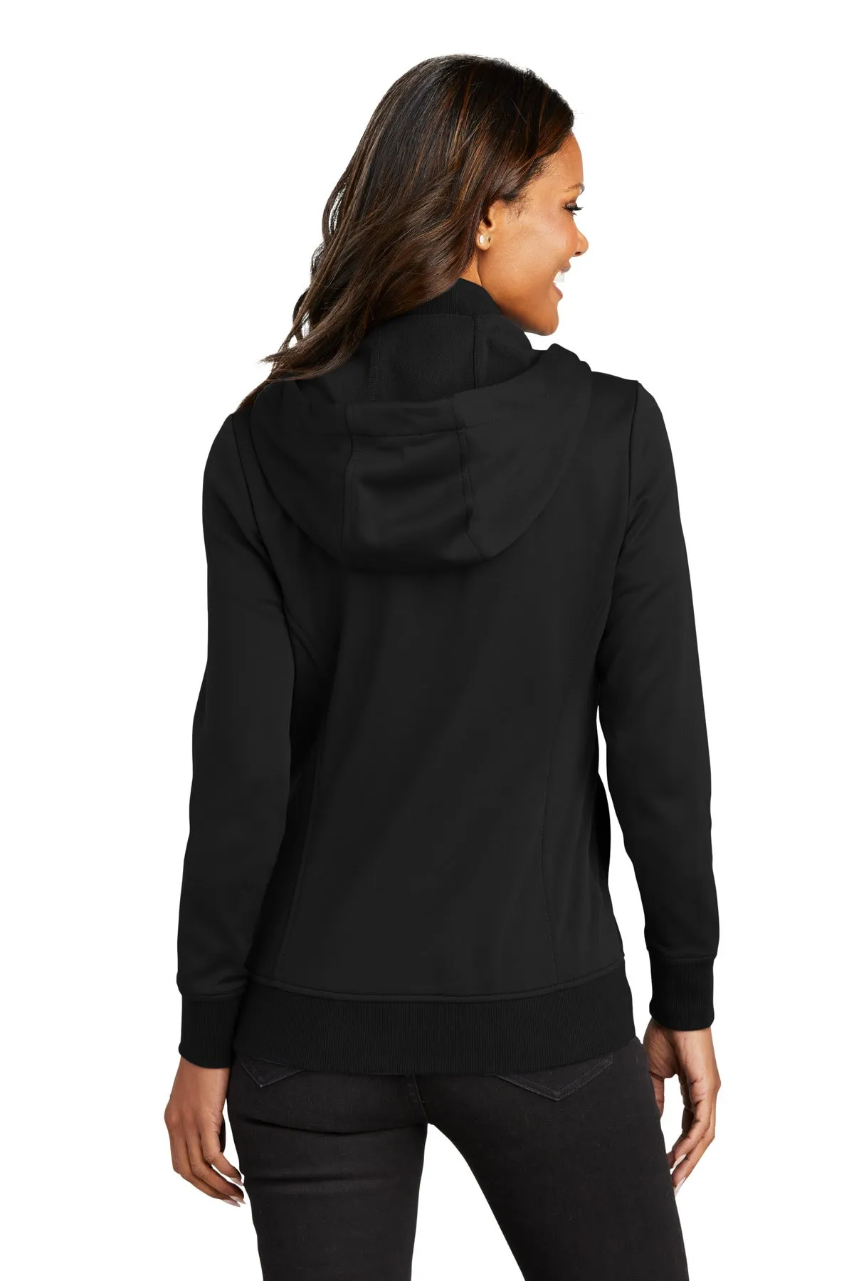 Port Authority Ladies Smooth Fleece Hooded Jacket L814