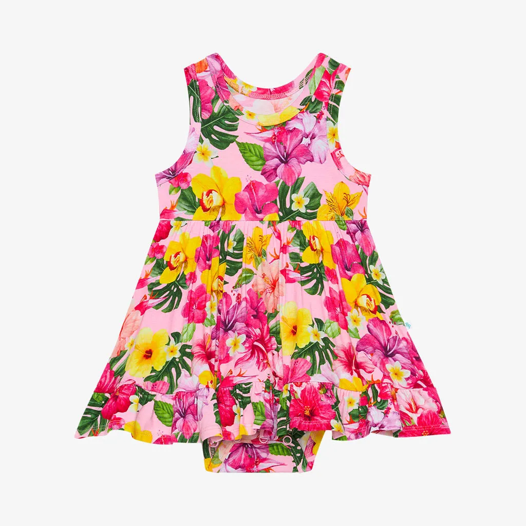 Posh Peanut Malana Racerback Twirl Bodysuit Dress