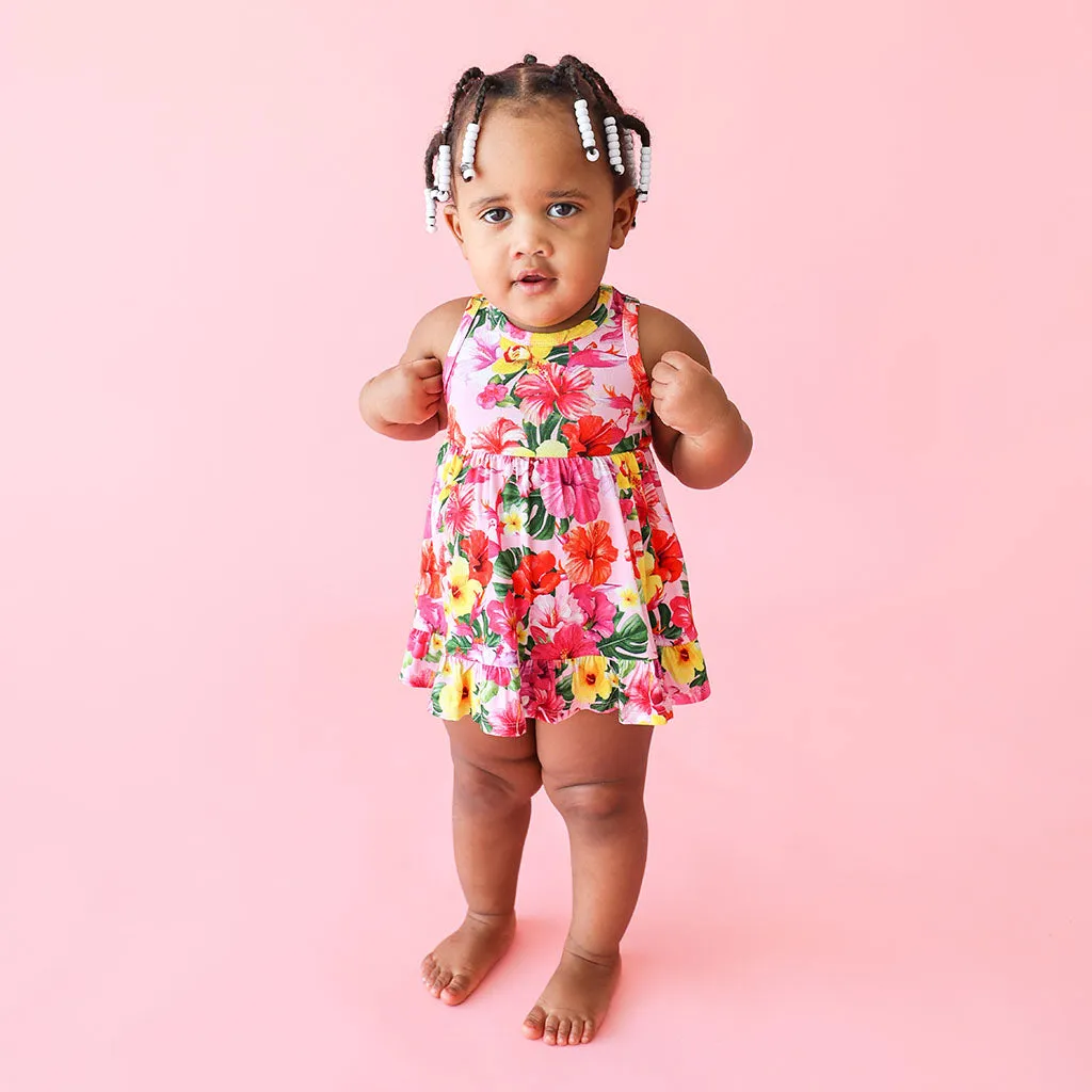 Posh Peanut Malana Racerback Twirl Bodysuit Dress