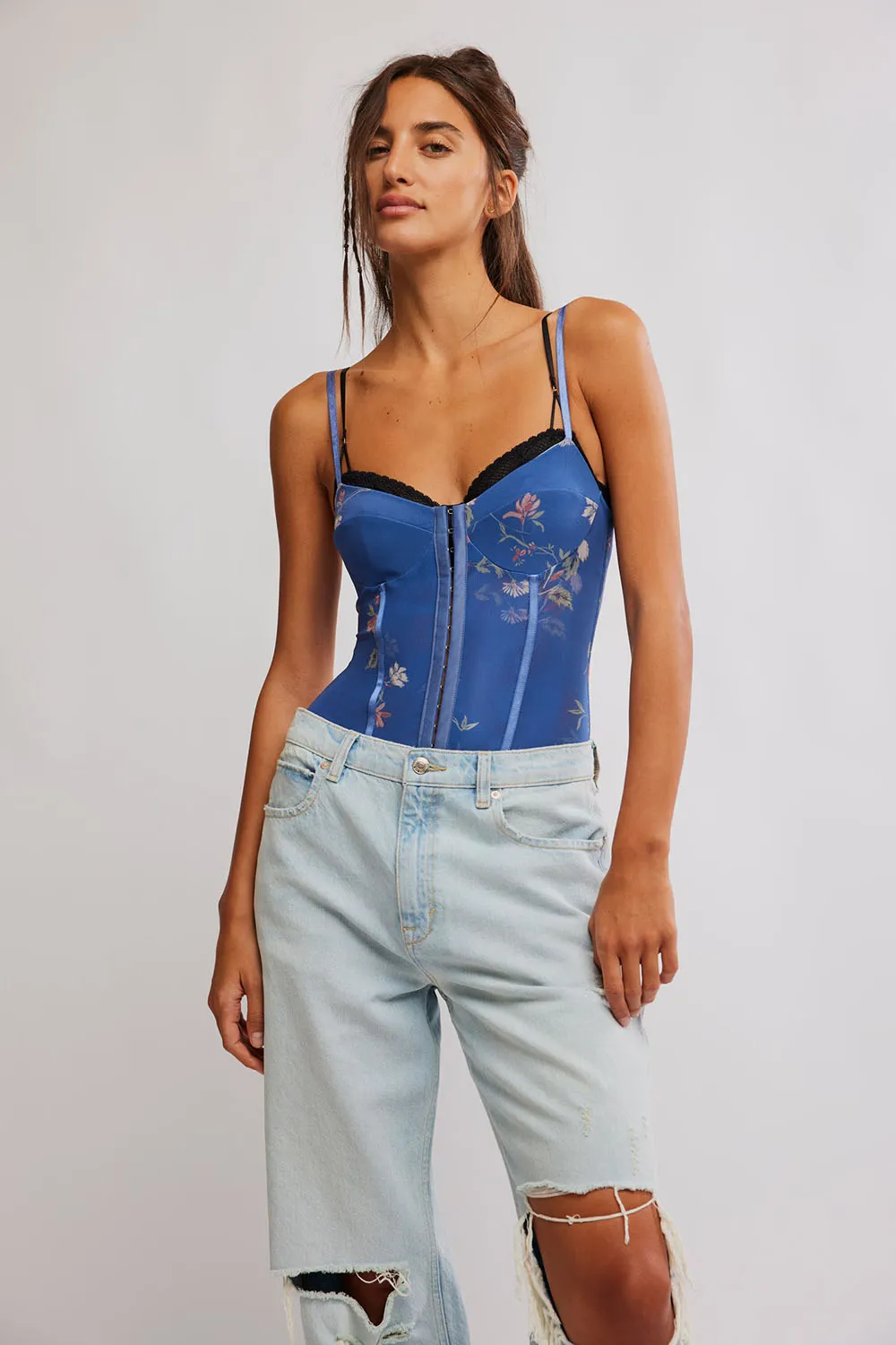 PRINTED NIGHT RHYTHM BODYSUIT