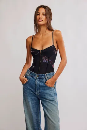 PRINTED NIGHT RHYTHM BODYSUIT