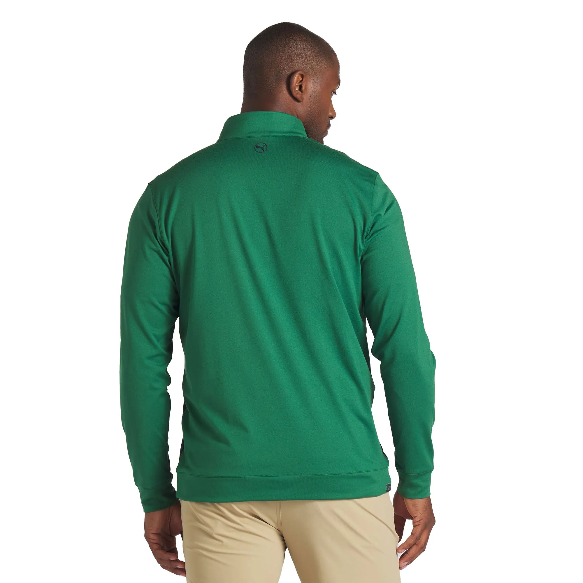 Puma Golf Pure Colorblock Mens Golf Quarter-Zip Pullover