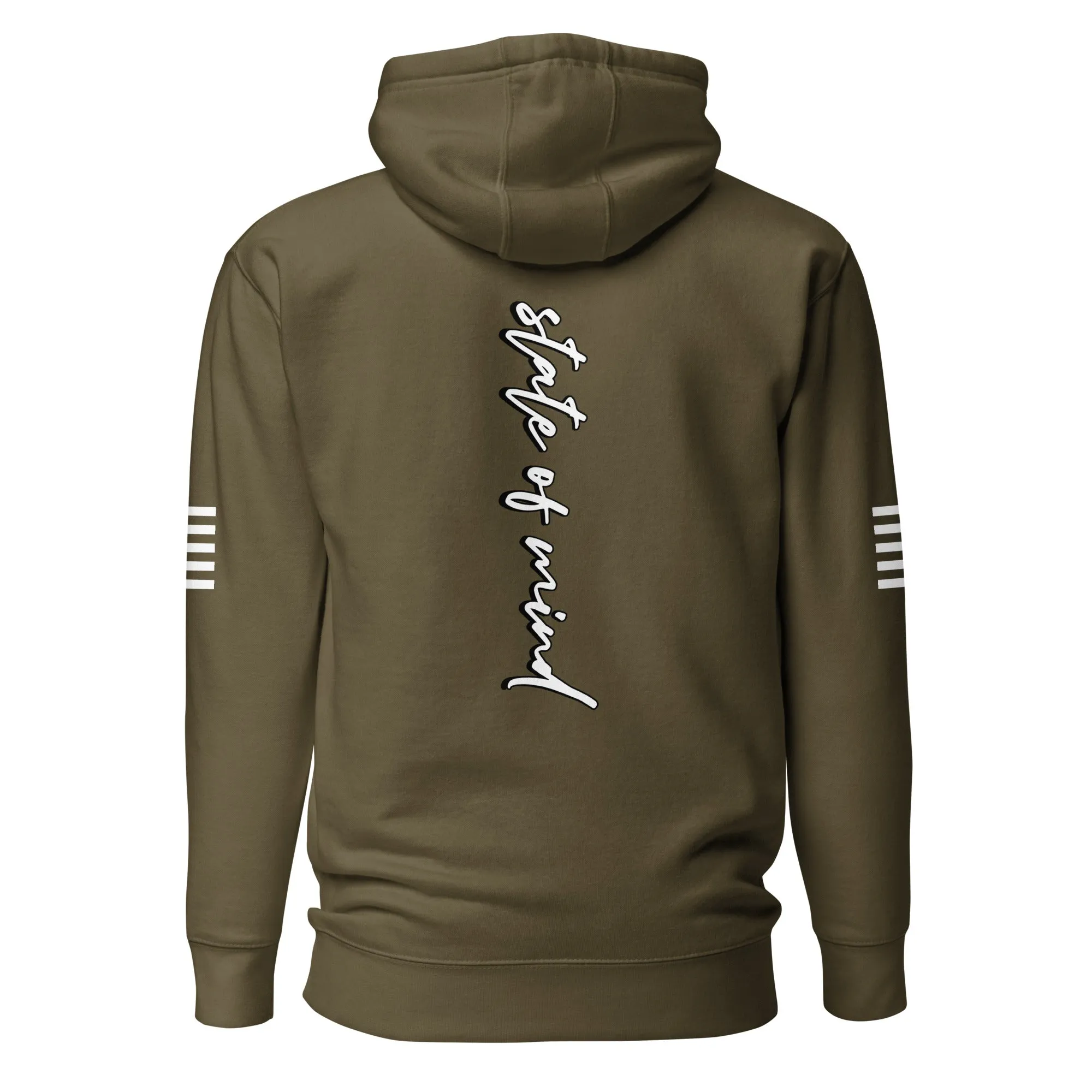 "State of Mind" V2 DTG Unisex Hoodie (Color options available)